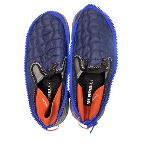 Merrell Hut Moc 2 Packable Navy Blue Orange Slip On Shoes J005393 Mens 7